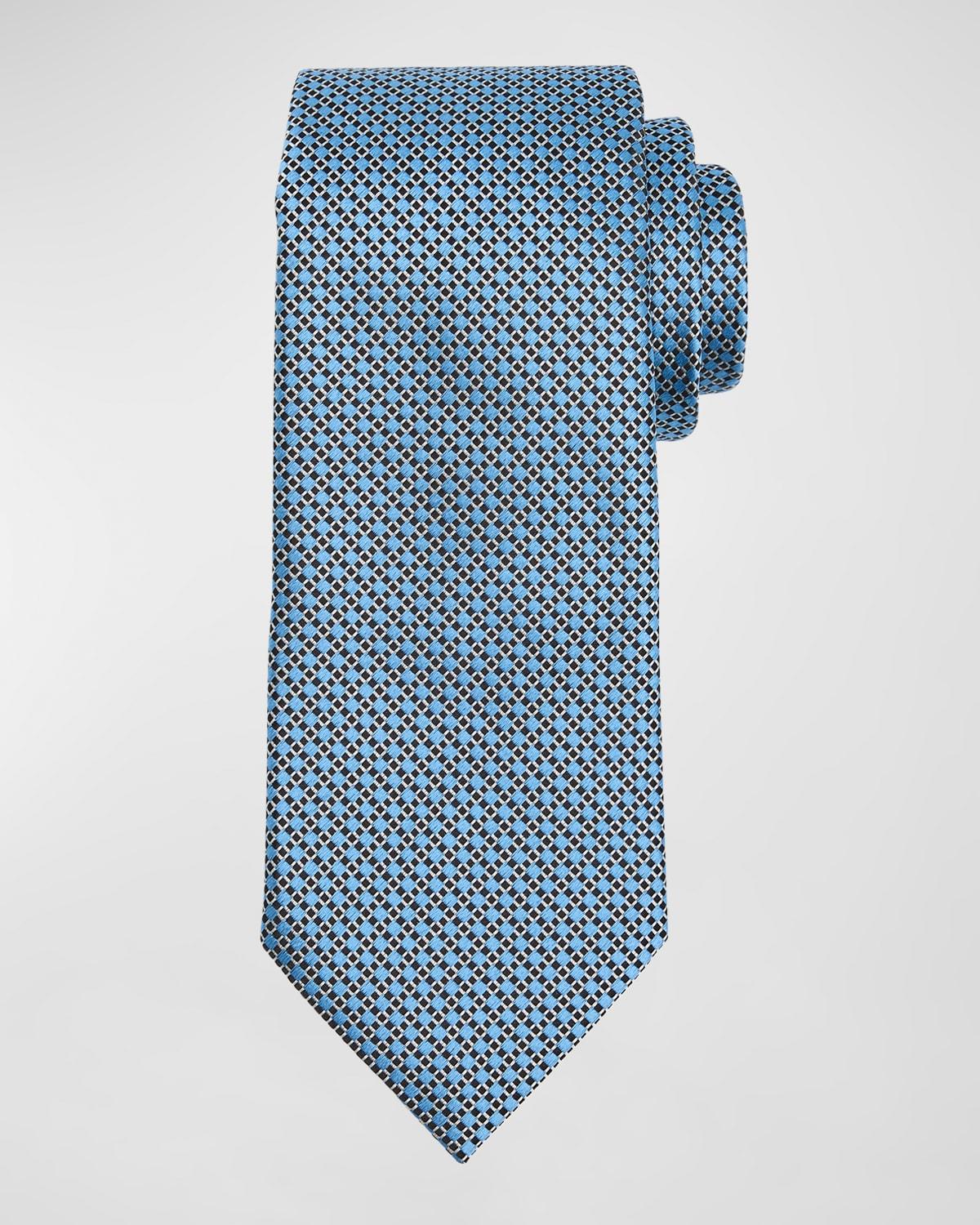 Mens Micro-Lattice Silk Tie Product Image