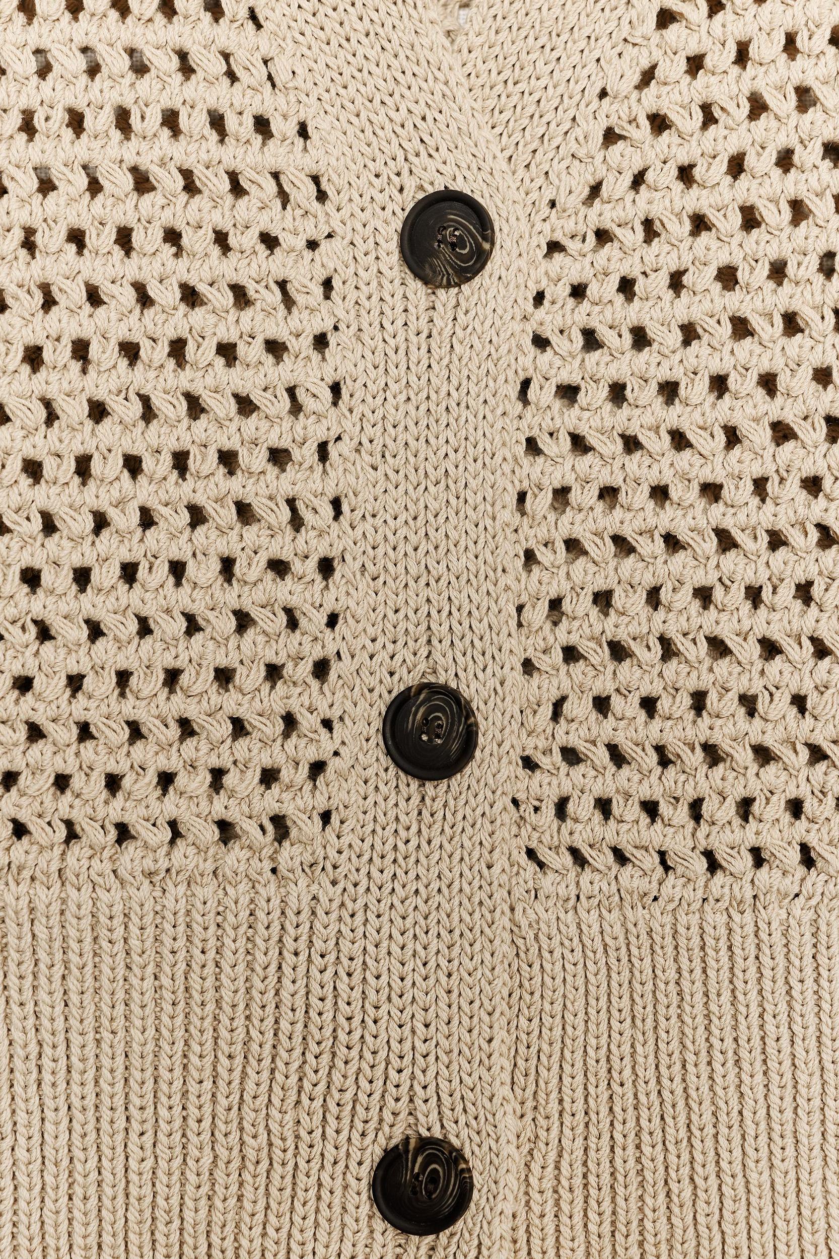 OPEN KNIT VEST Product Image