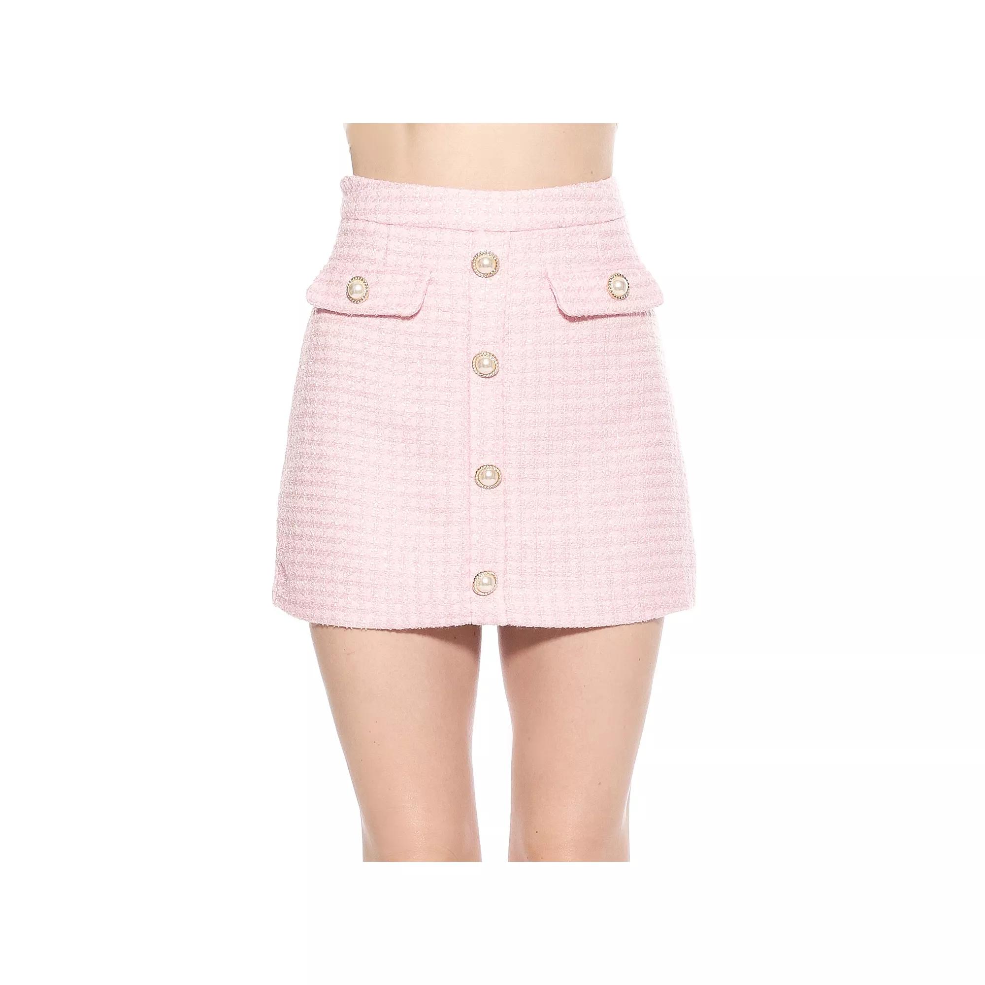 Women's ALEXIA ADMOR Wrenley Classic Tweed Mini Skirt,  Product Image
