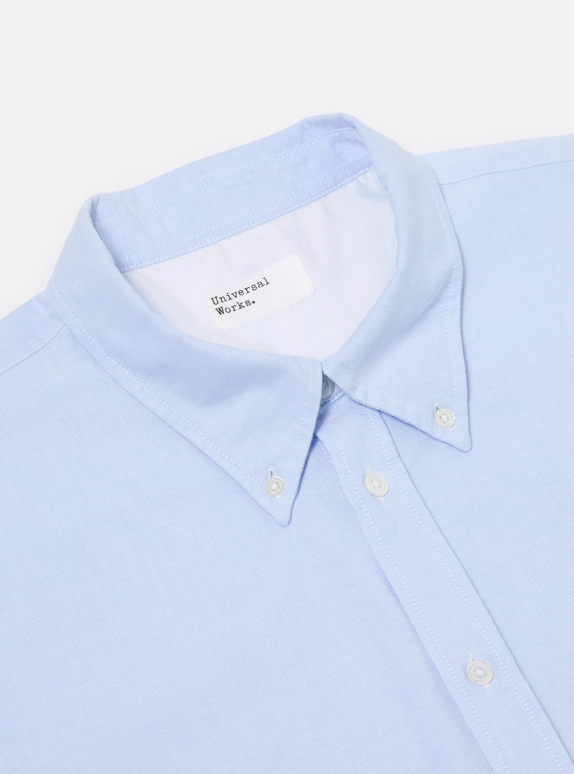 Universal Works Daybrook Shirt in Sky Blue Oxford Product Image