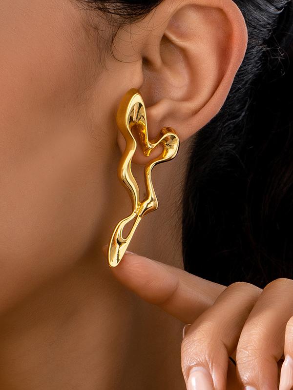Geometric Drop Earrings Product Image