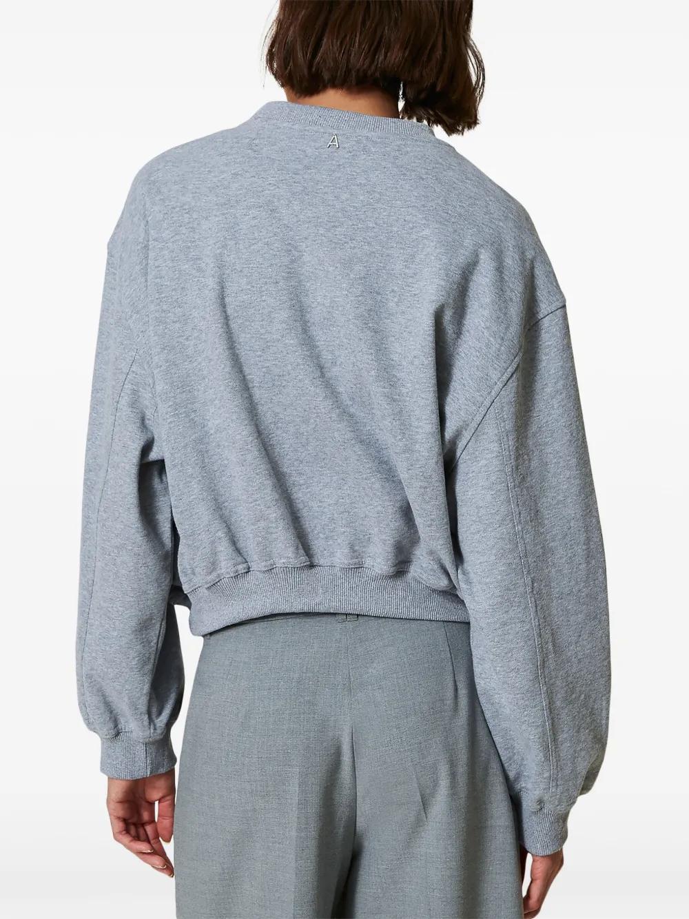 embroidered sweatshirt  Product Image