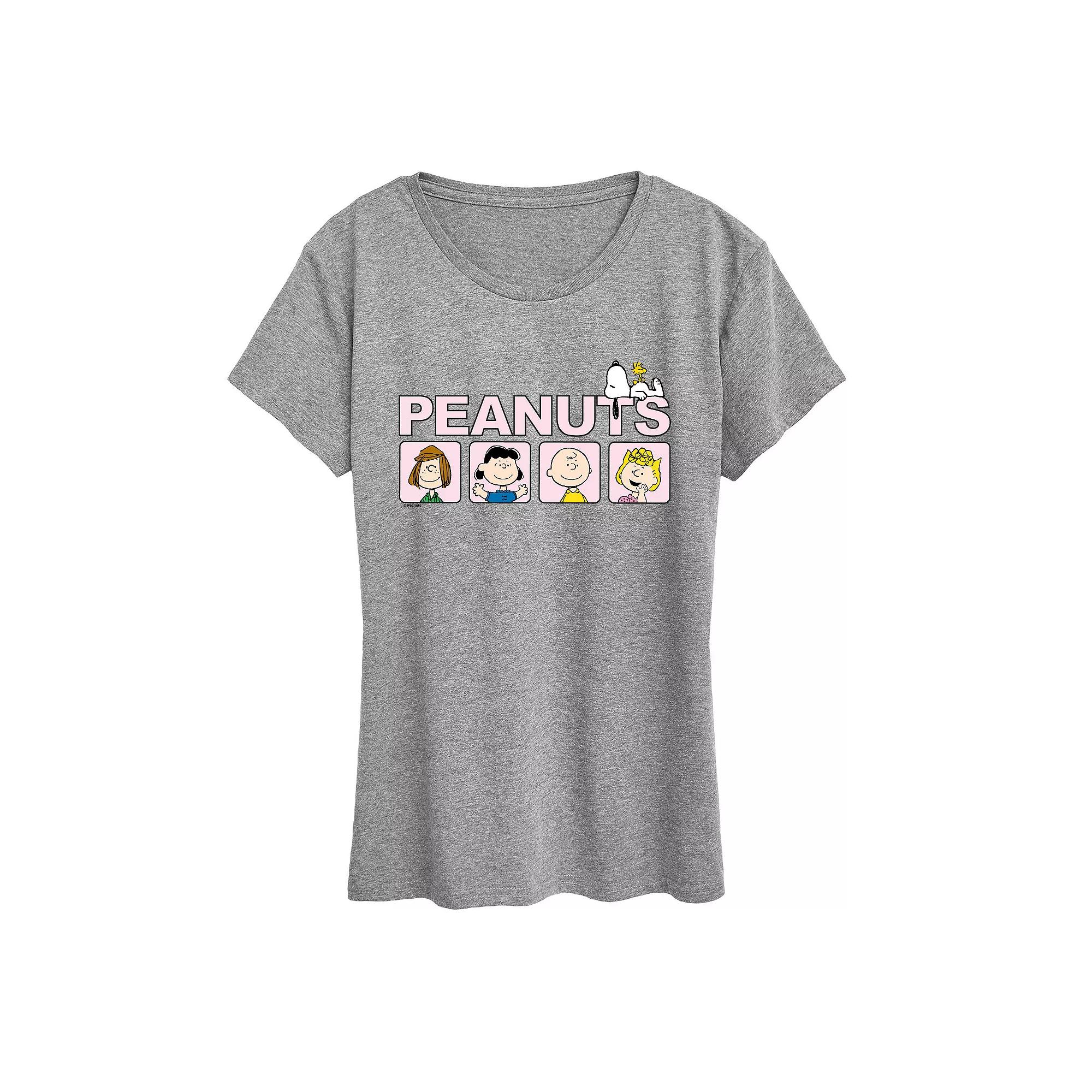 Women's Peanuts Crew Blocks Graphic Tee,  Product Image