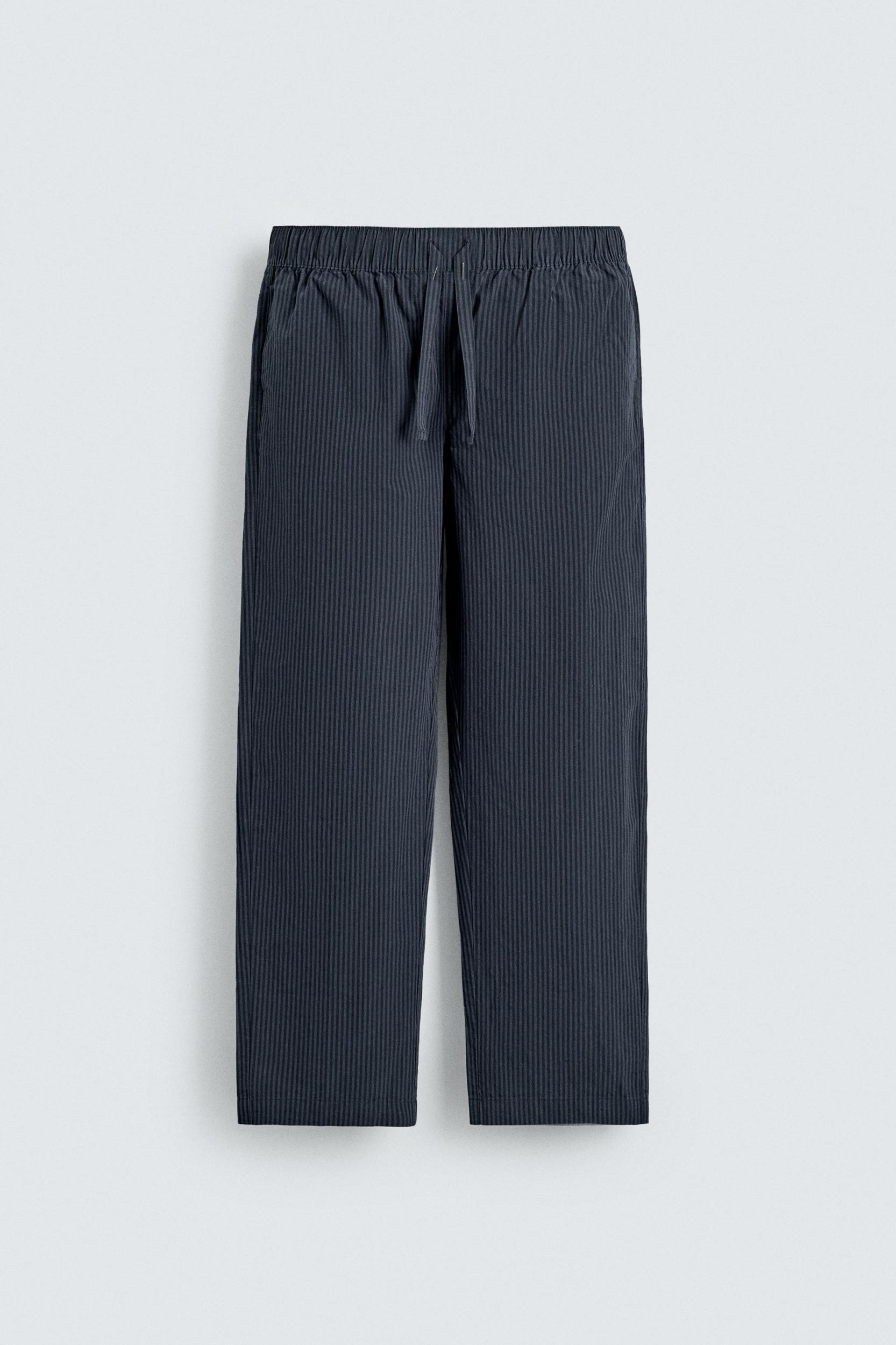 STRIPED COMBINED PAJAMA SET Product Image