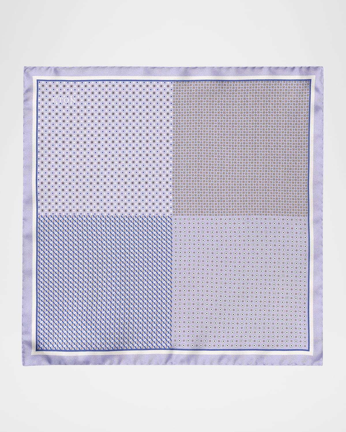 Mens Four-Side Silk Pocket Square Product Image