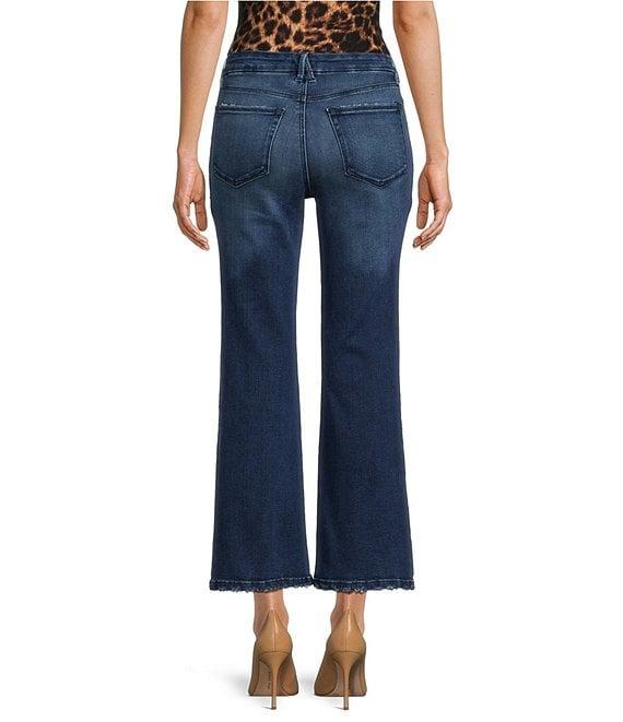 Good American Soft Tech Good Legs Mid Rise Cropped Mini Boot Jeans Product Image