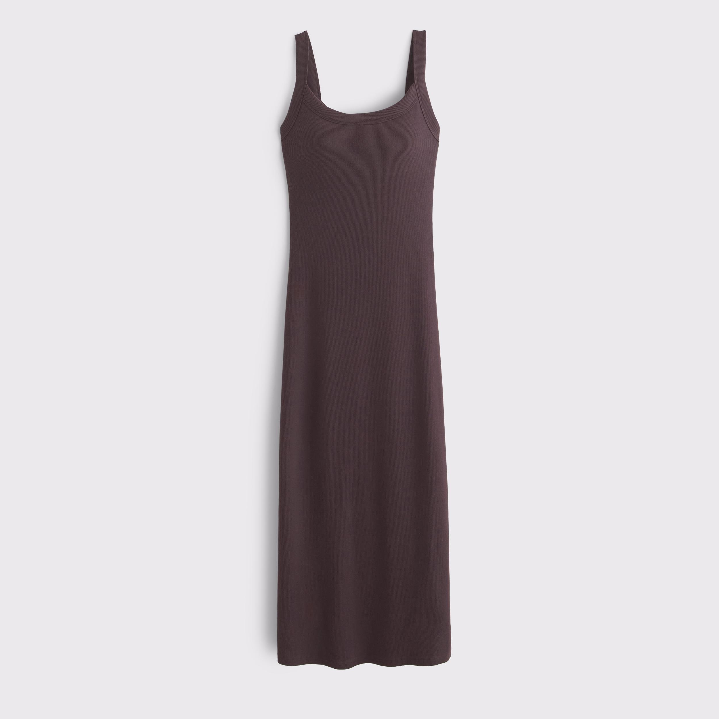 Bra-Free Essential 90s Rib Midi Dress Product Image