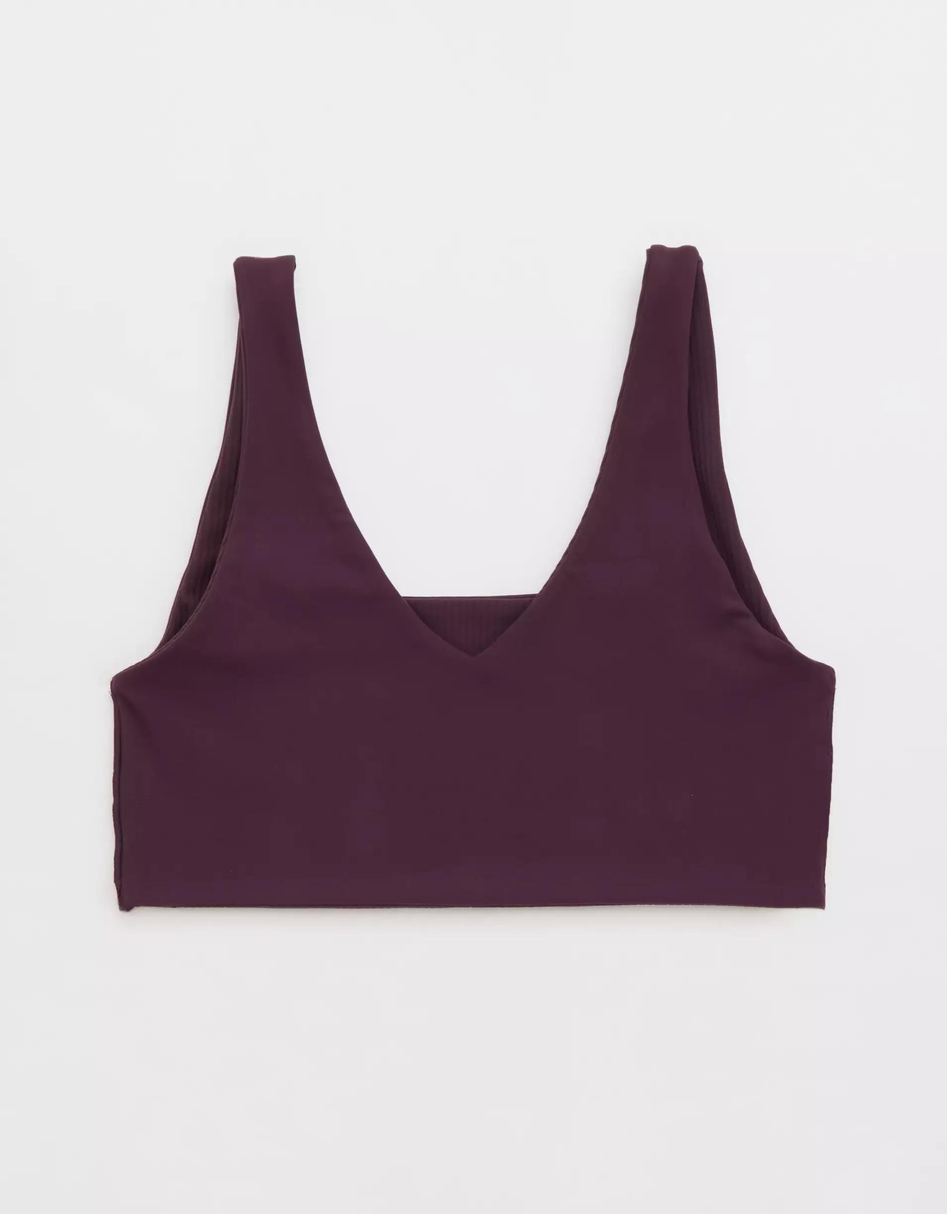 OFFLINE By Aerie Real Me XTRA Rib Switch Up V-Neck Sports Bra Product Image