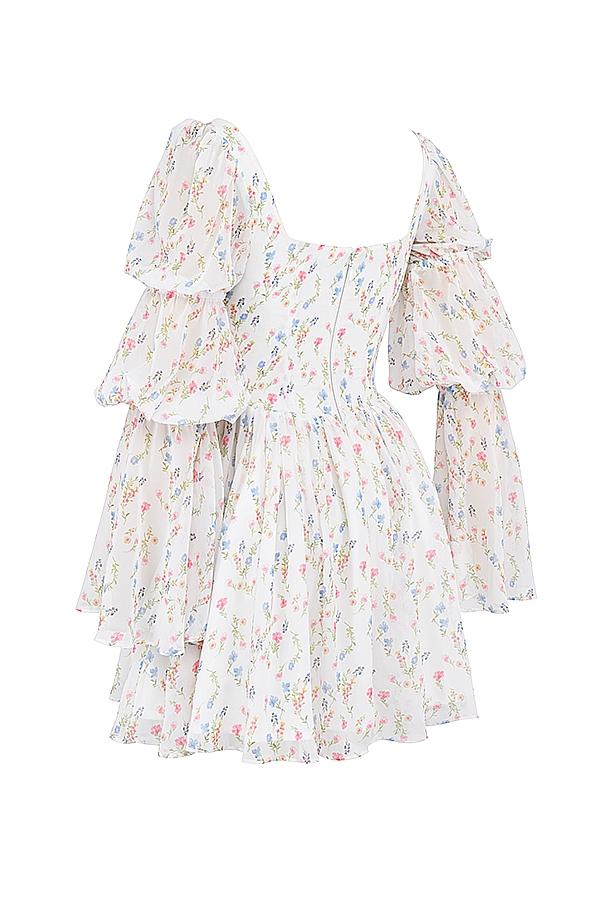 Adabella  rose pink cotton halter midi sundress Product Image