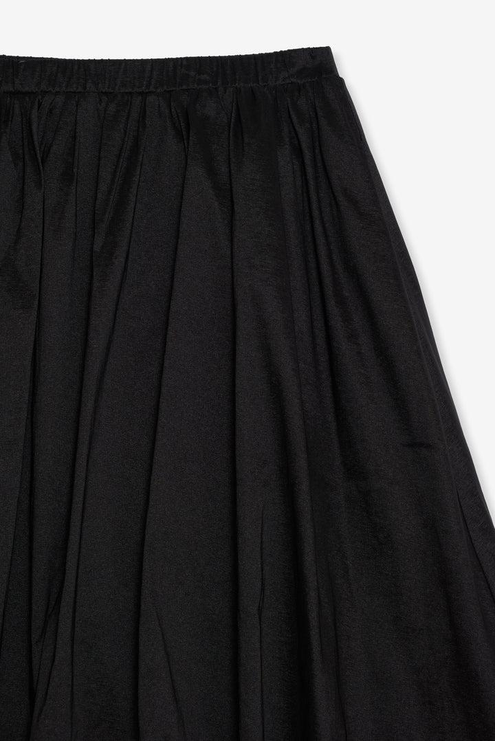 Waverley Midi Skirt — Black Product Image