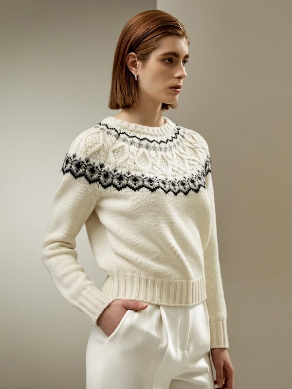 Fair Isle Crewneck Sweater Product Image