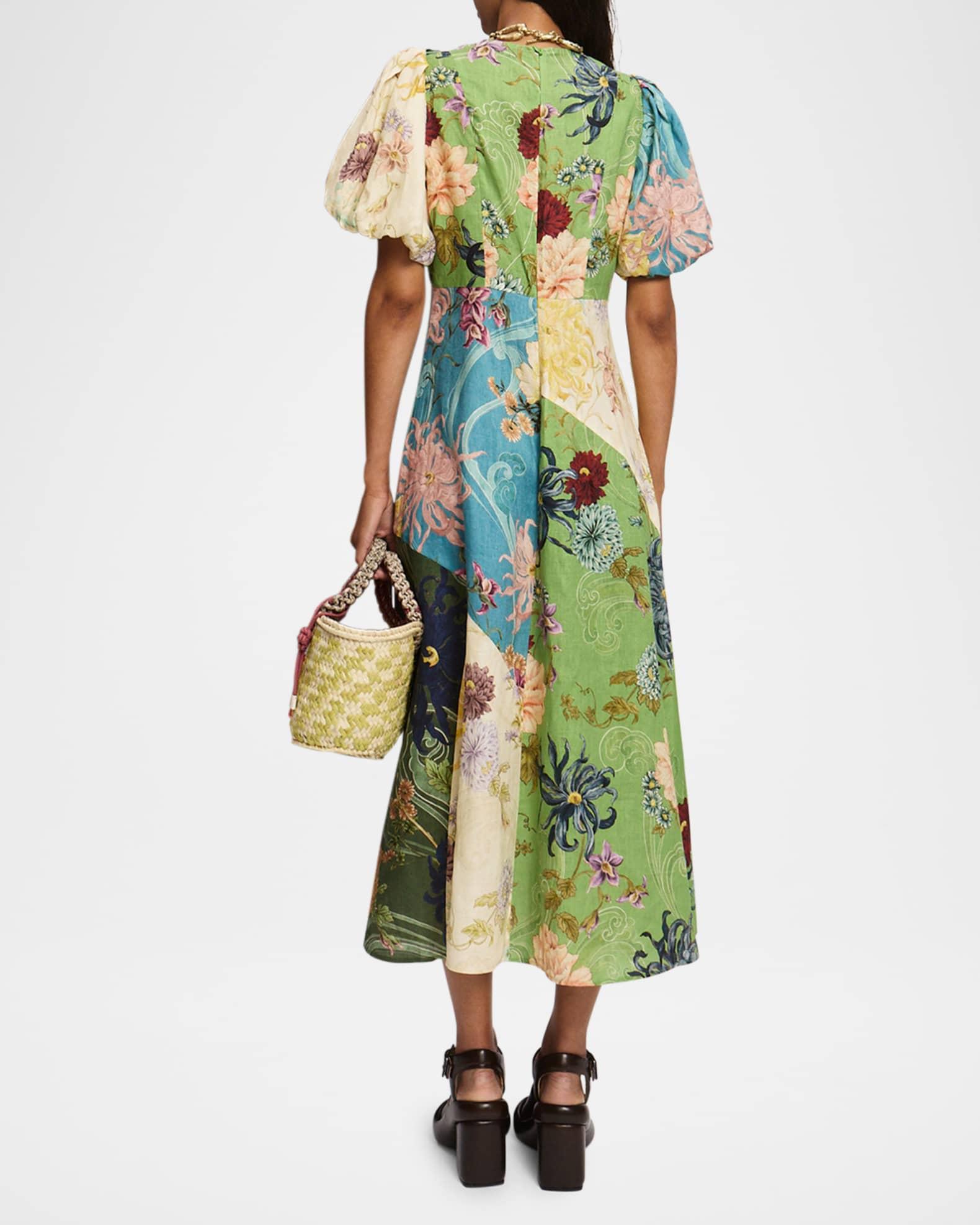 Avery Spliced Midi Dress Product Image