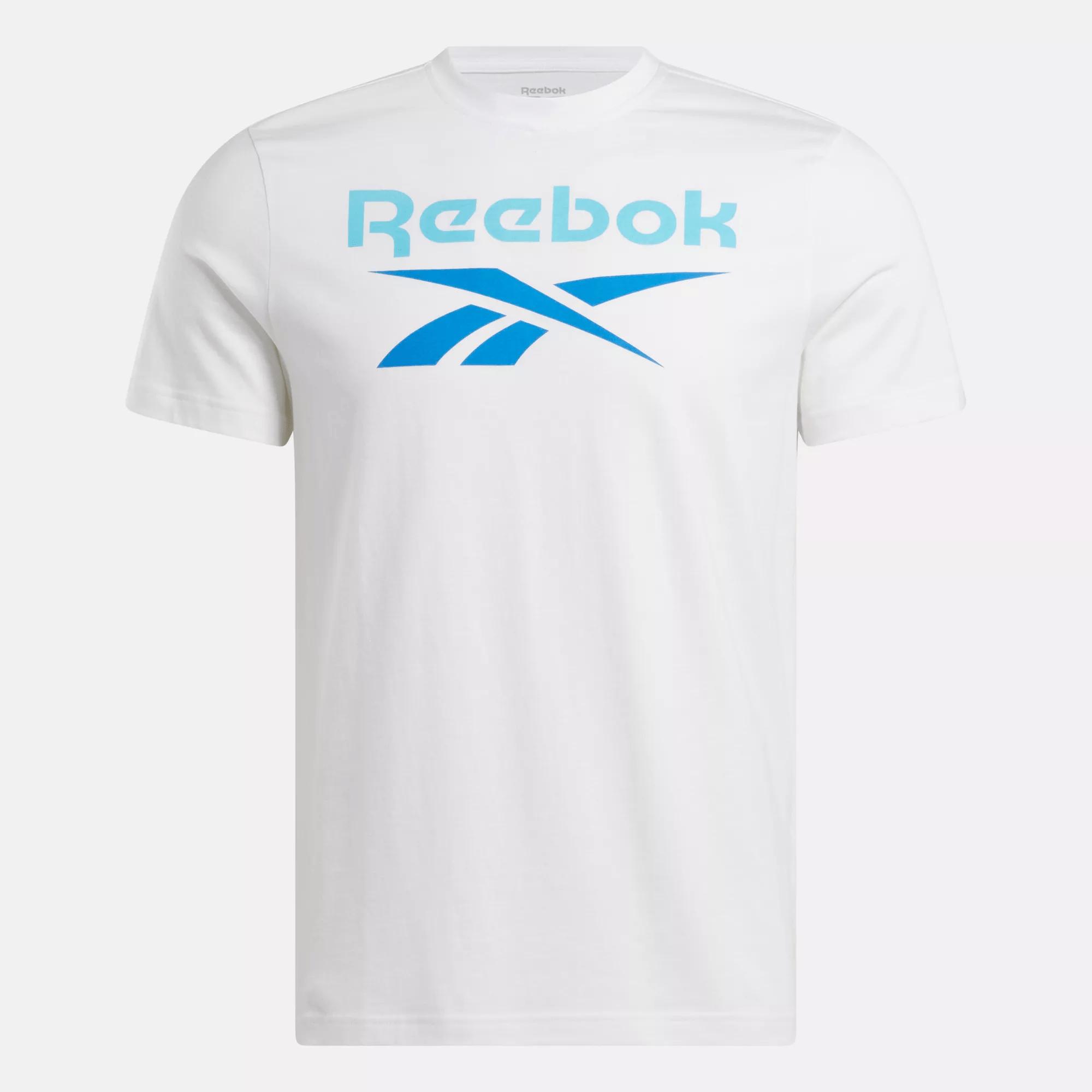 Men's Reebok Identity Big Stacked Logo T-Shirt Male Product Image