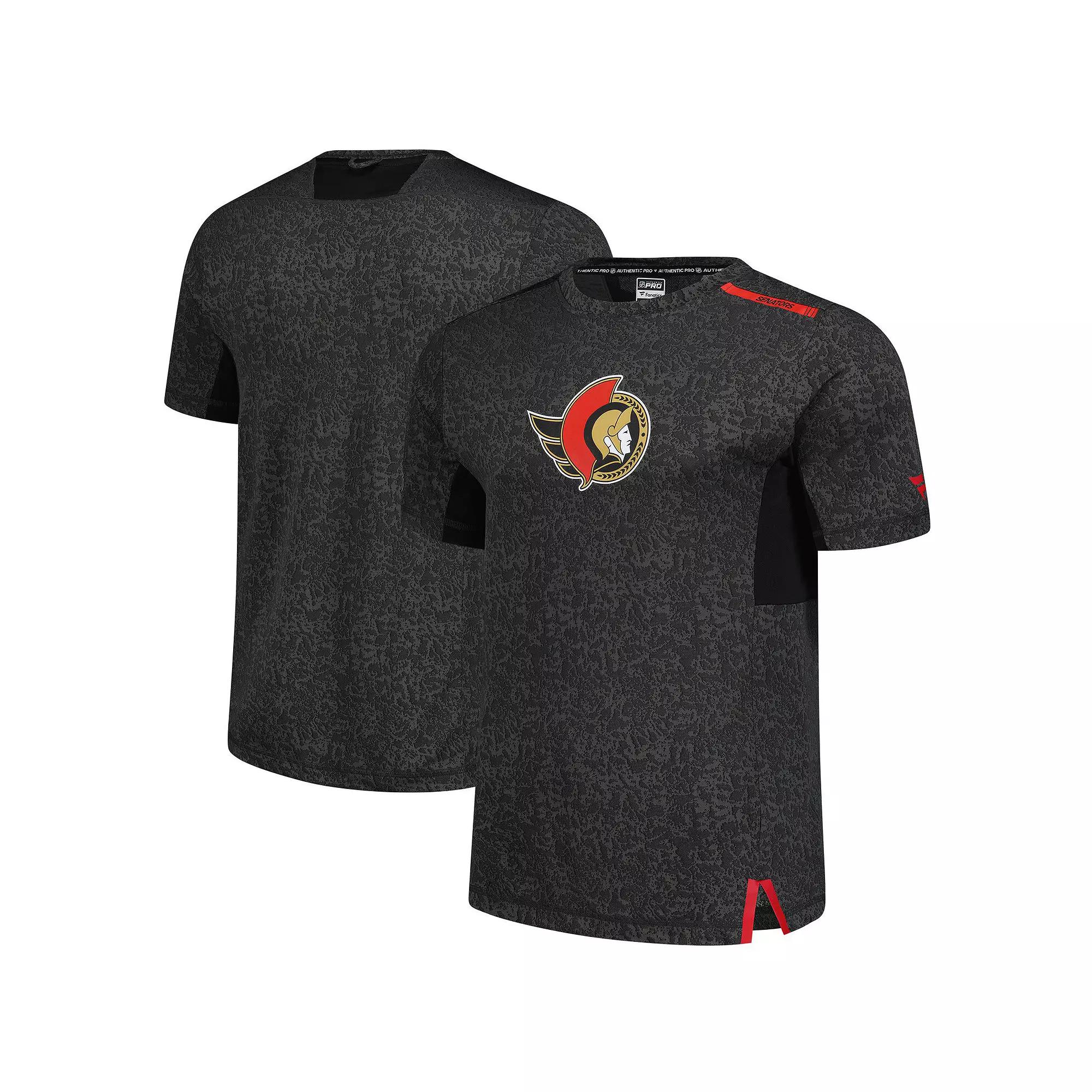 Men's Fanatics Black Ottawa Senators Authentic Pro Performance T-Shirt, Size: Large, Sen Black Product Image