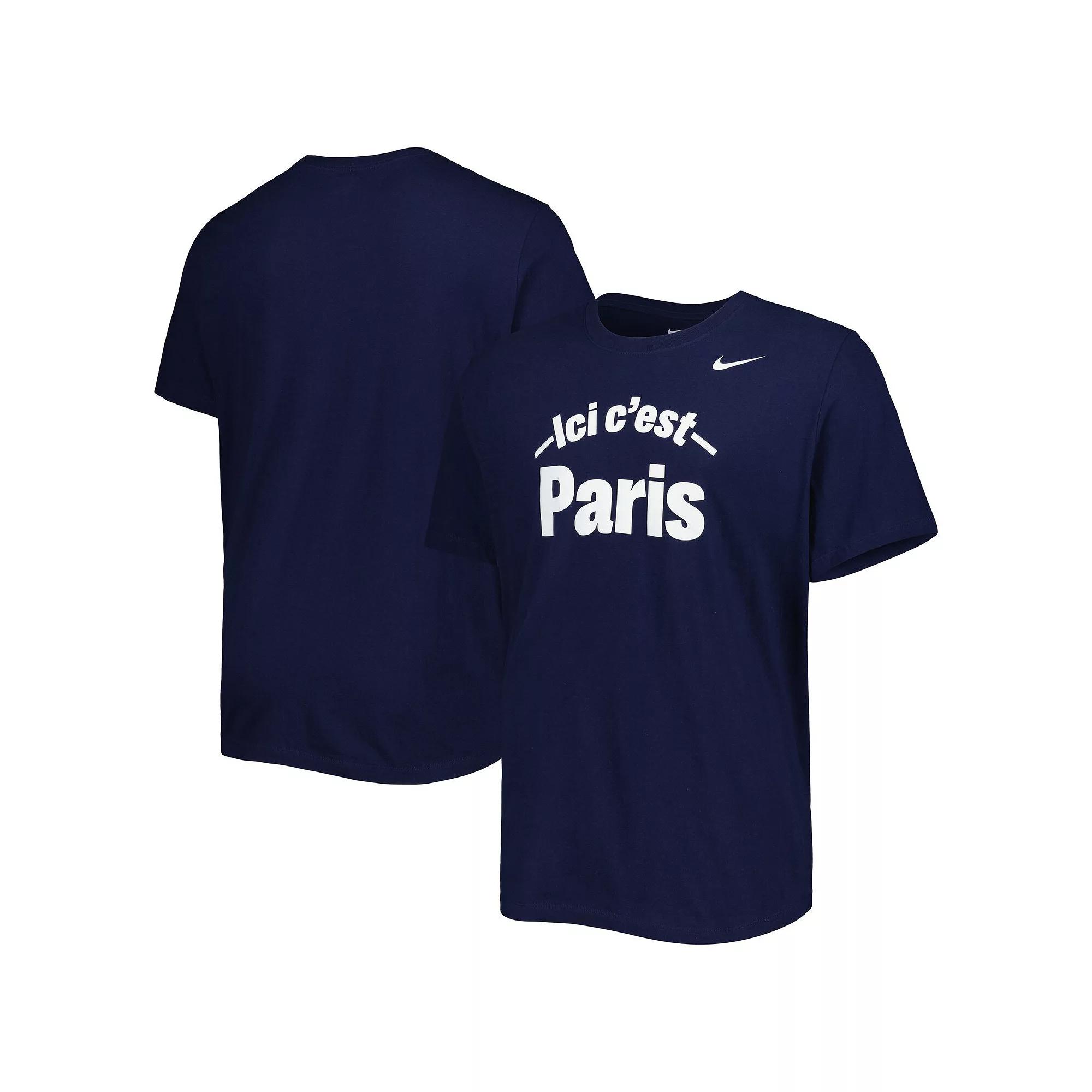Men's Nike Navy Paris Saint-Germain Core T-Shirt, Size: XL, Psg Blue Product Image