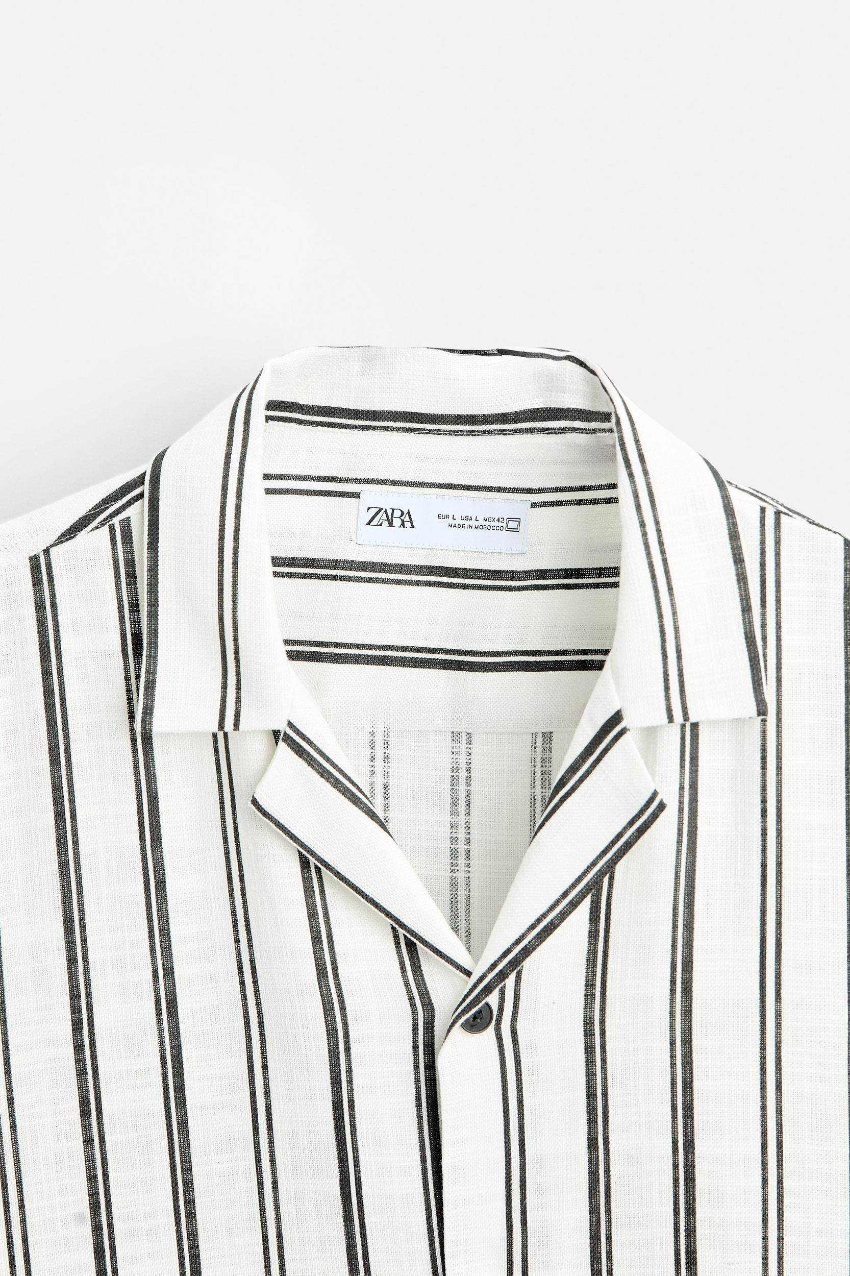 TEXTURED STRIPED SHIRT Product Image