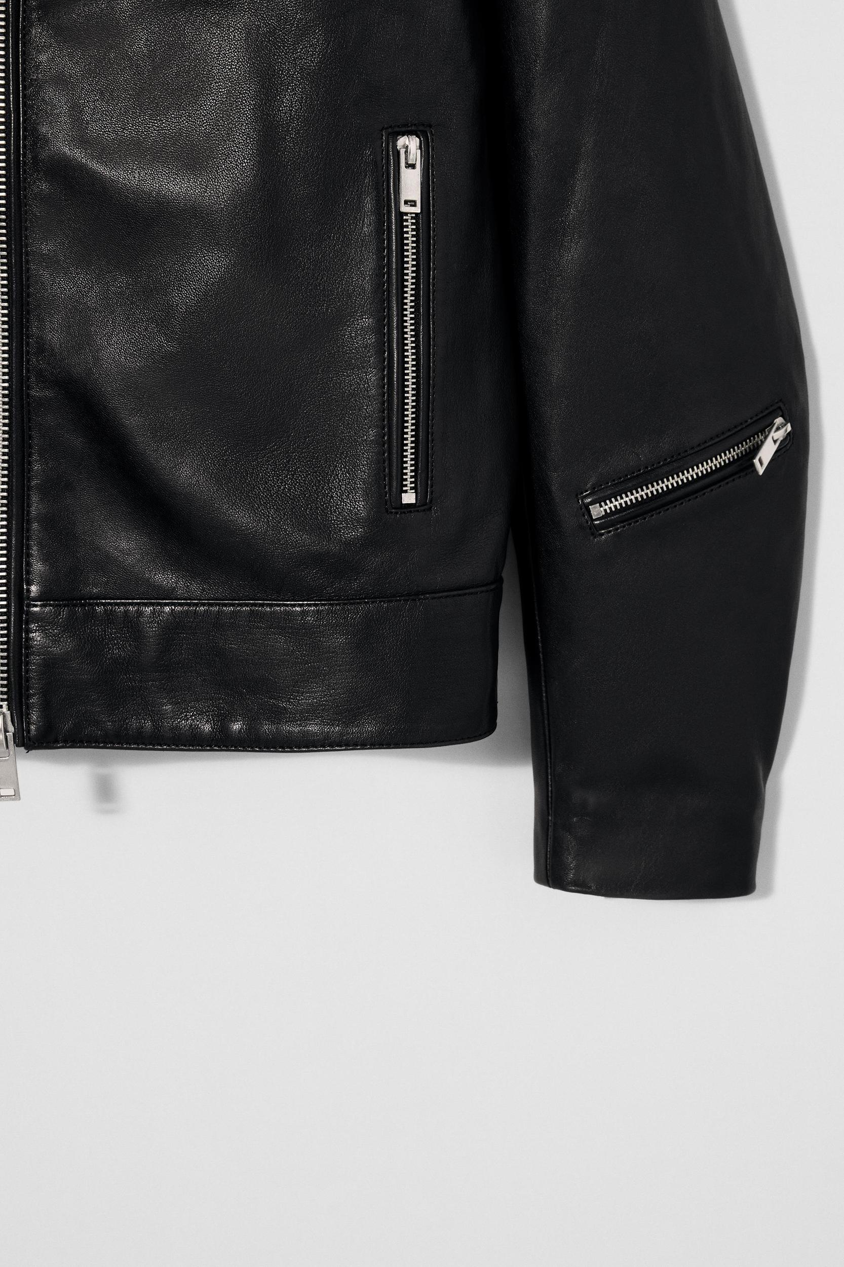 LEATHER JACKET BOBBY GILLESPIE X ZARA Product Image