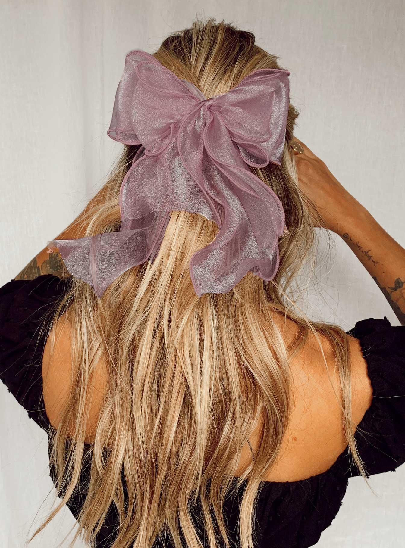 Linney Hair Bow Pink Product Image