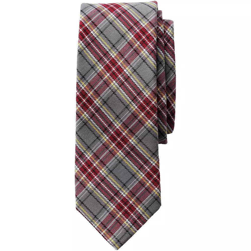 Men's Lands' End Plaid To Be Tied Tie, Clear Blue Plaid Product Image