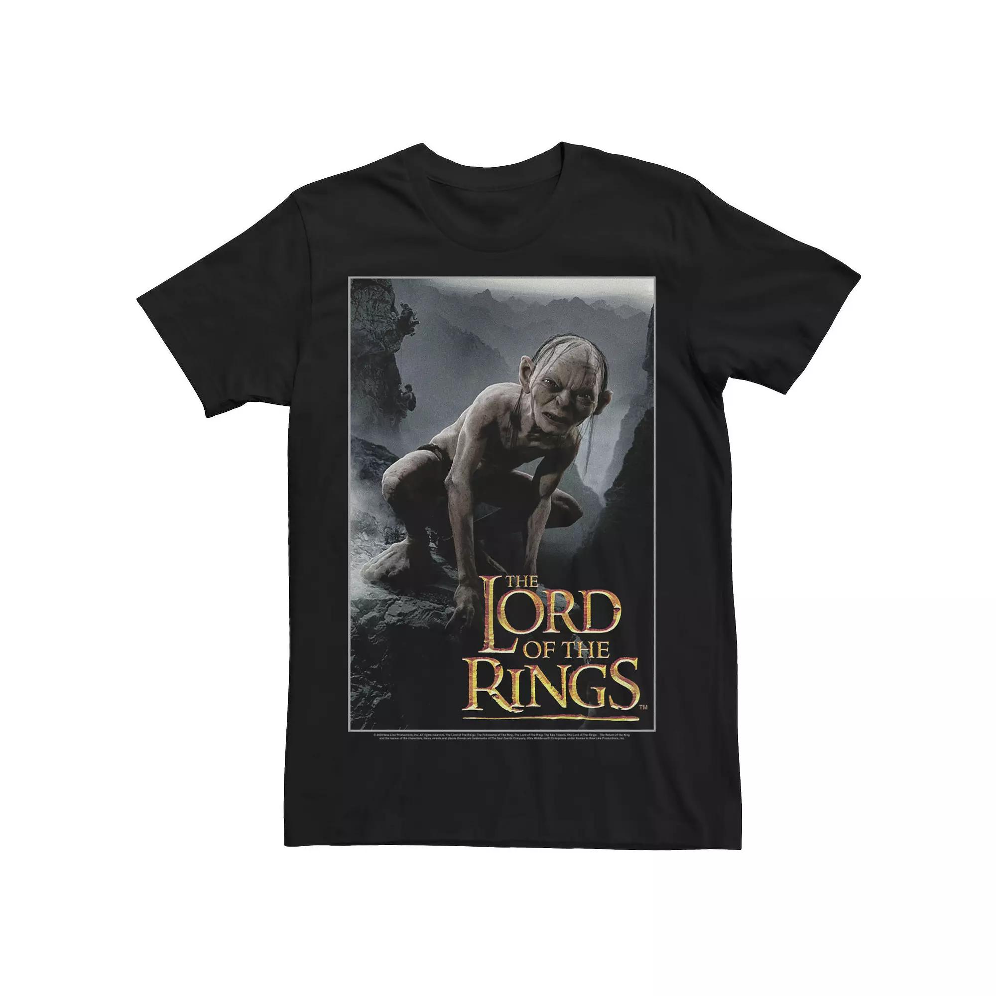 Men's Lord Of The Rings Gollum Poster Poster Tee,  Product Image