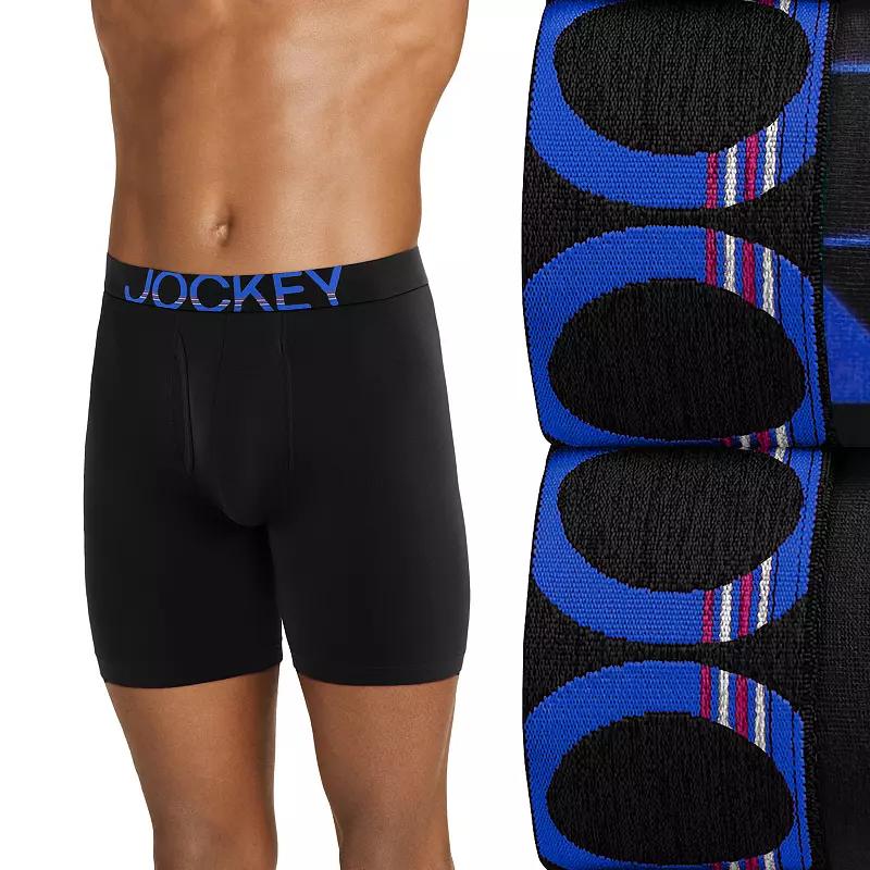 Big & Tall Jockey® 2-Pack ActiveStretch™ Midway® 7" Long-Leg Boxer Briefs, Men's,  Product Image