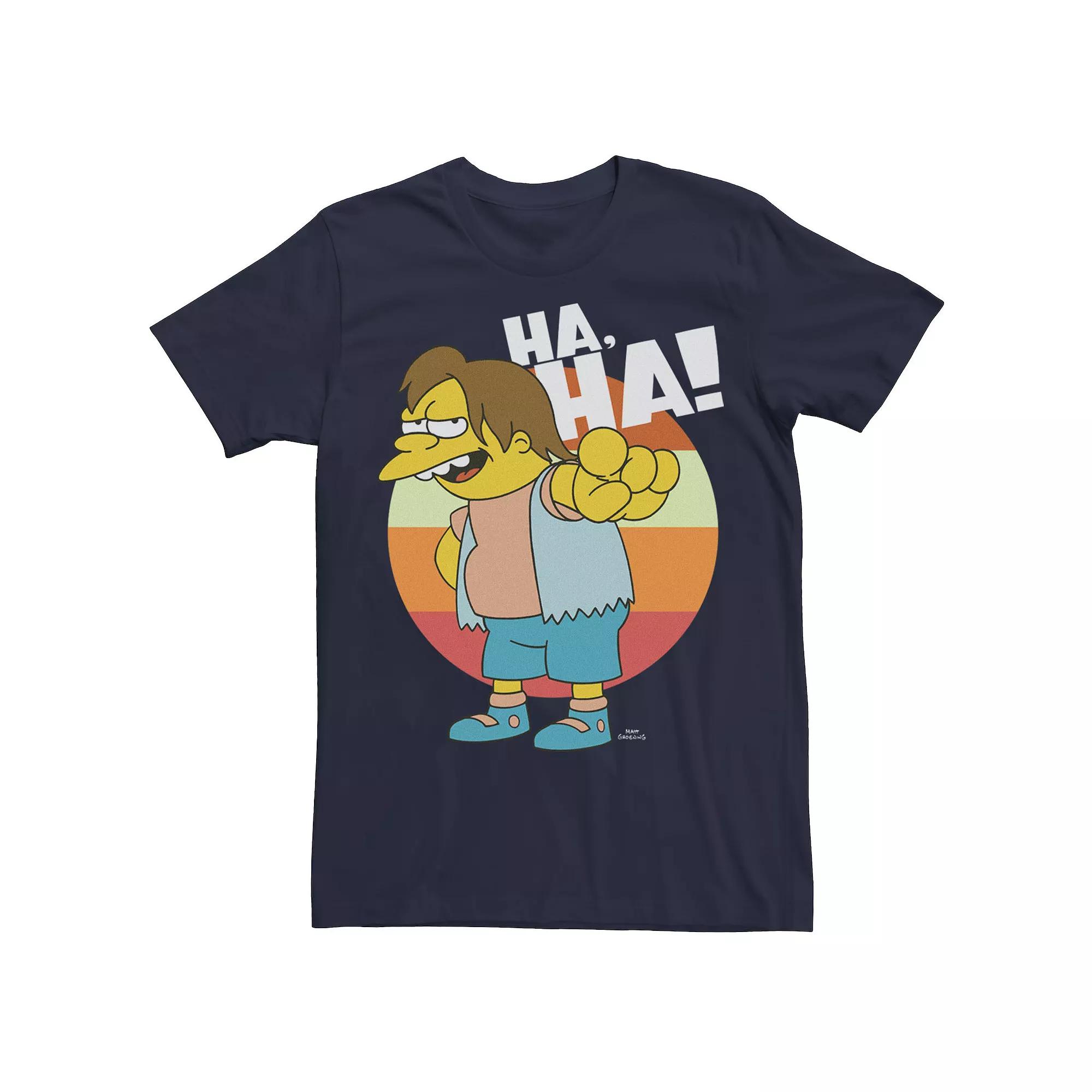 Men's The Simpsons Nelson HA, HA! Tee,  Product Image