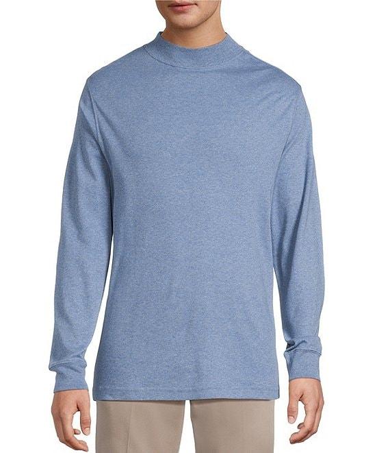 Roundtree & Yorke Long Sleeve Solid Mock Neck Pullover Product Image