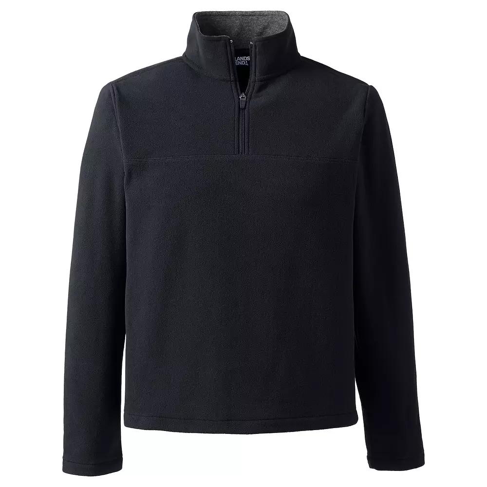 Big & Tall Lands' End Fleece Quarter-Zip Pullover, Men's,  Product Image