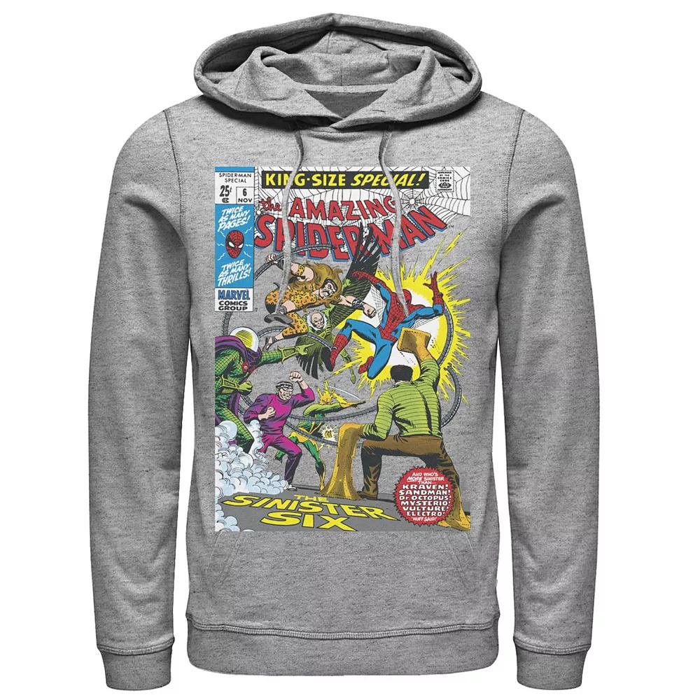 Men's Marvel Spider-Man Sinister Six Comic Hoodie,  Product Image