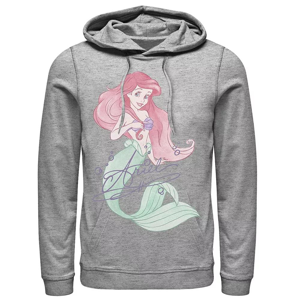 Disney's The Little Mermaid Ariel Men's Signed Portrait Hoodie,  Product Image