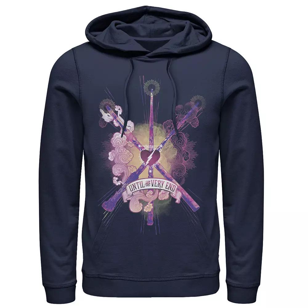 Men's Harry Potter Until The Very End Wands Hoodie,  Product Image