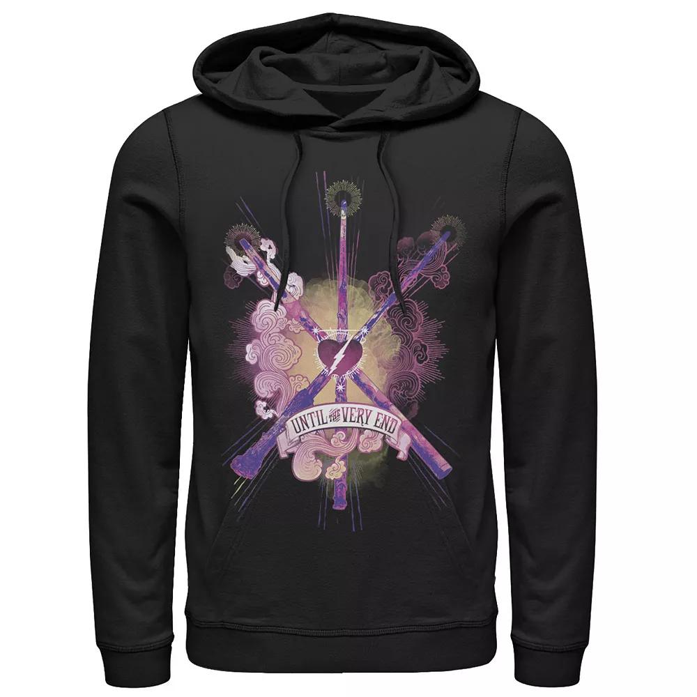 Men's Harry Potter Until The Very End Wands Hoodie,  Product Image