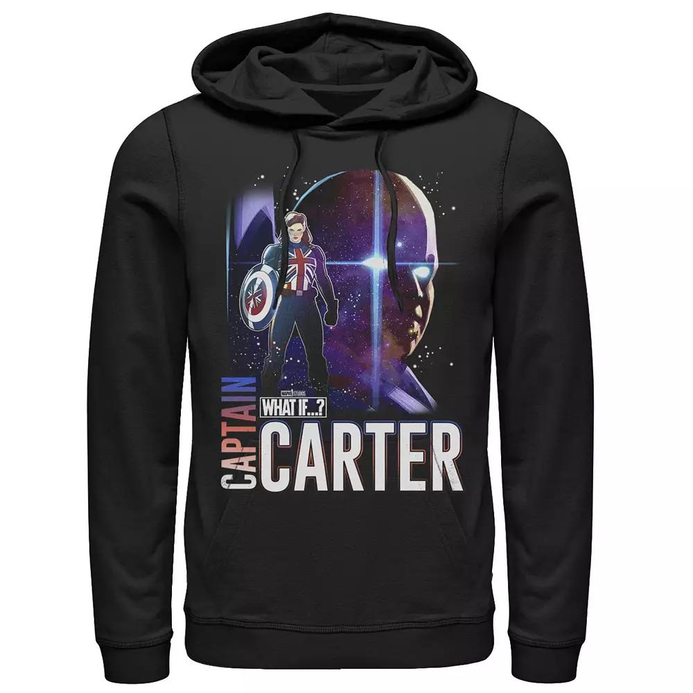 Men's Marvel What If Carter And Watcher Galactic Poster Hoodie, Boy's,  Product Image