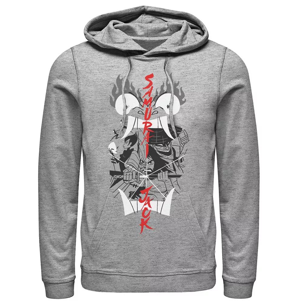 Men's CN Samurai Jack Aku Illustrated Storytelling Graphic Hoodie,  Product Image