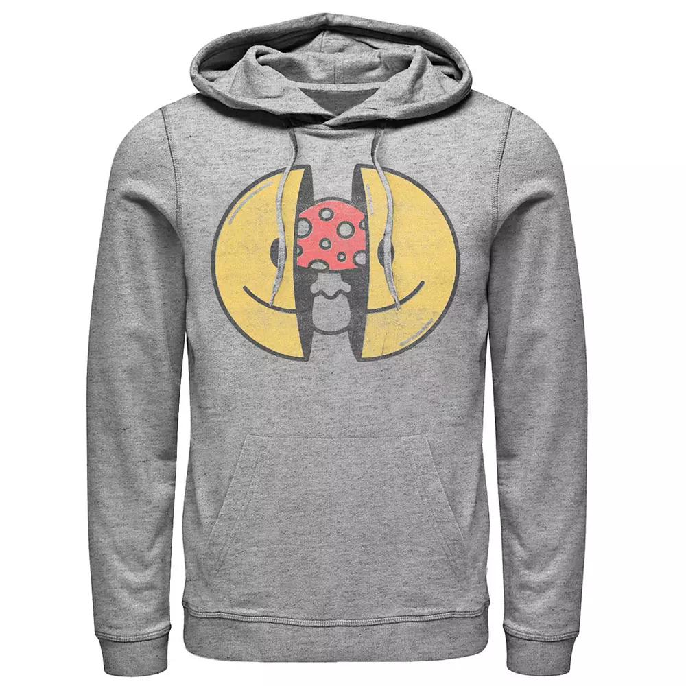 Men's Smiley Face With Mushroom Inside Hoodie,  Product Image