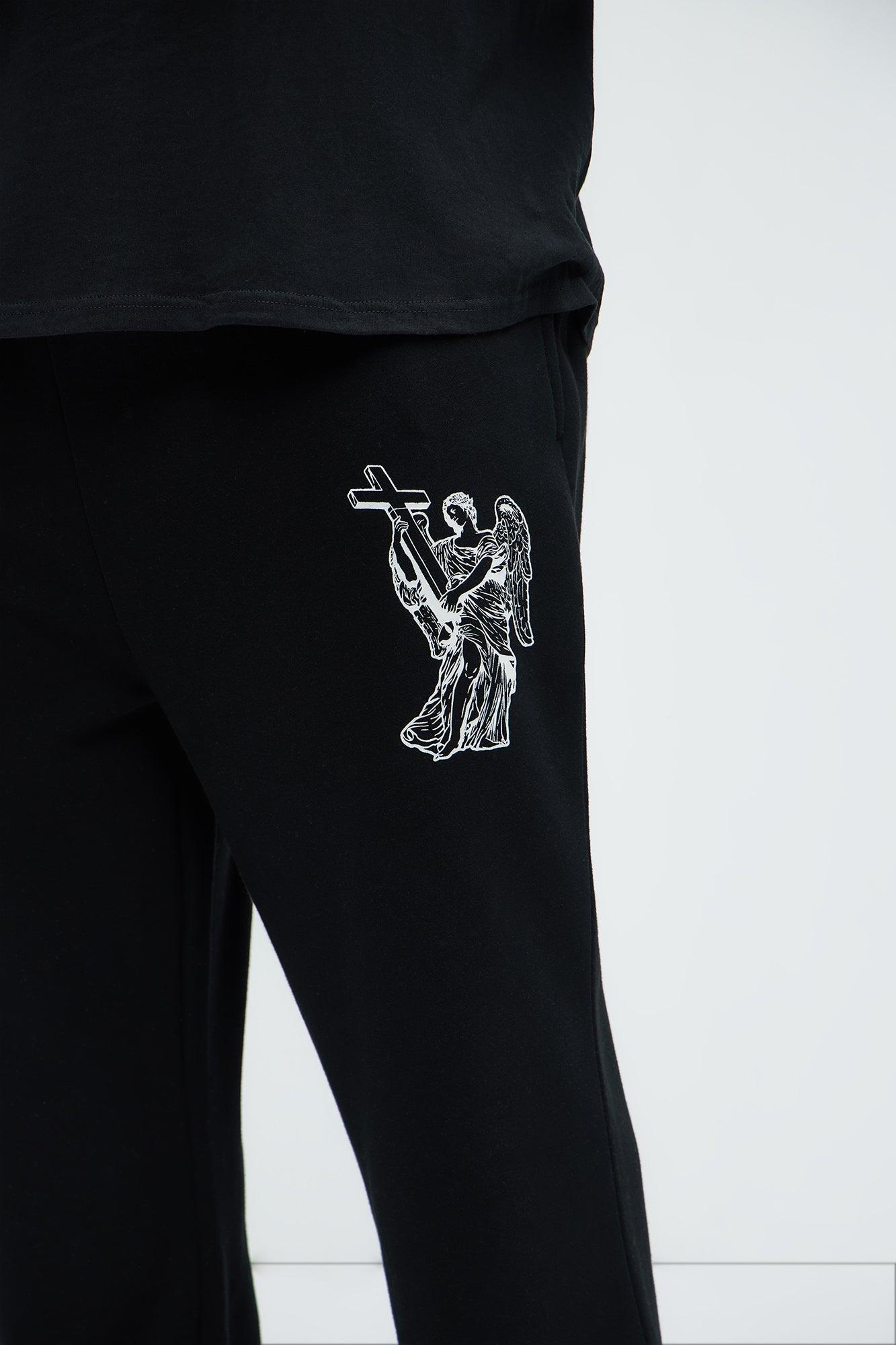 Tyson Fear Straight Sweatpants - Black Product Image