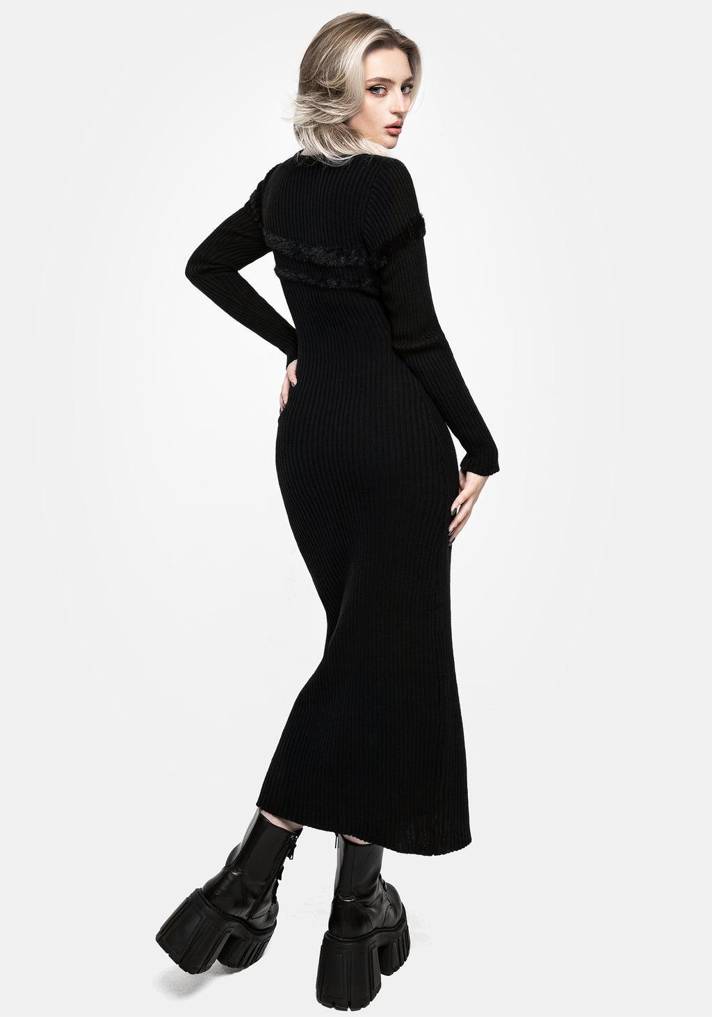 Typhon Stripe Knit Maxi Dress Product Image