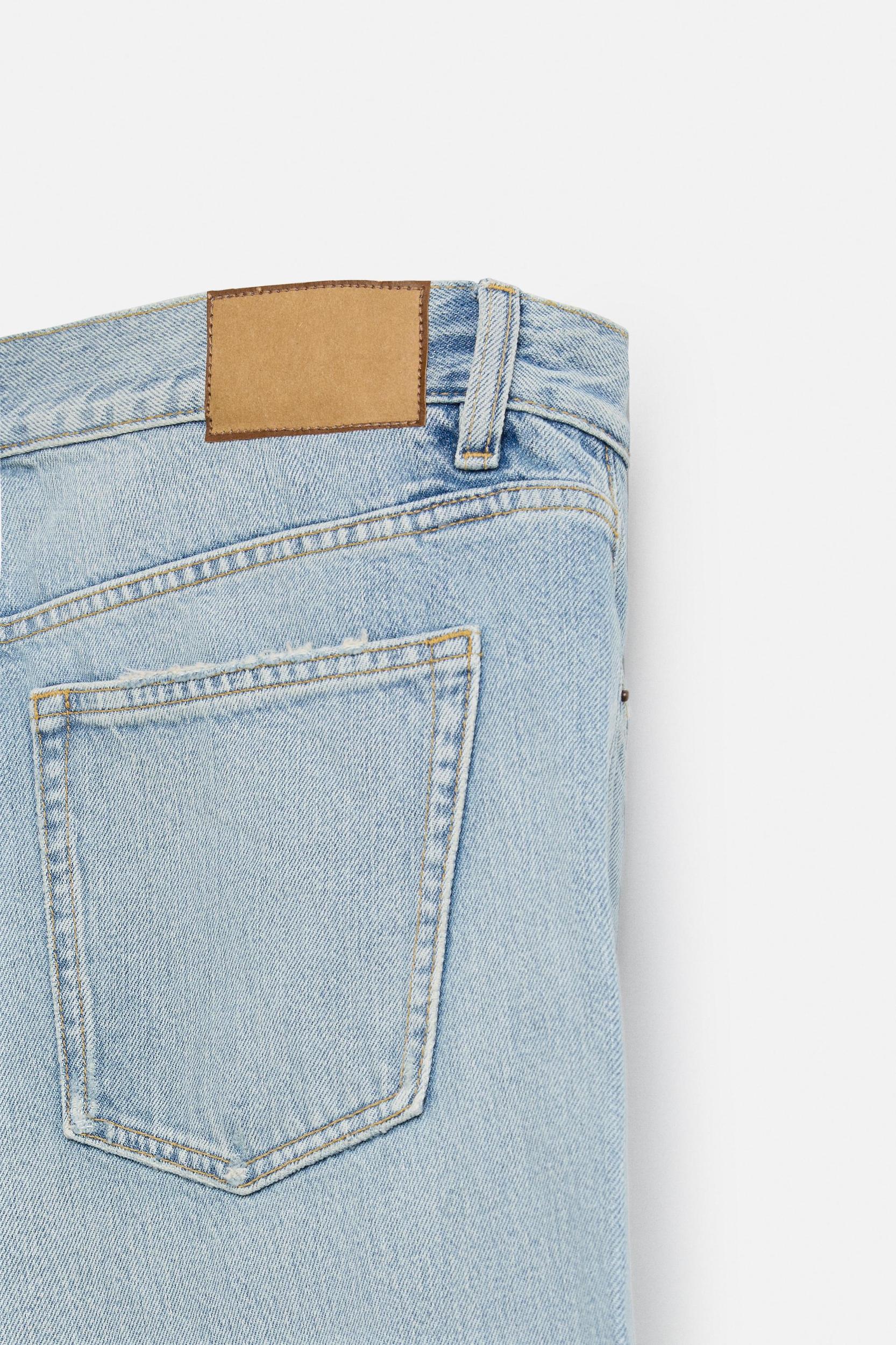 RIPPED REGULAR STRAIGHT FIT JEANS Product Image