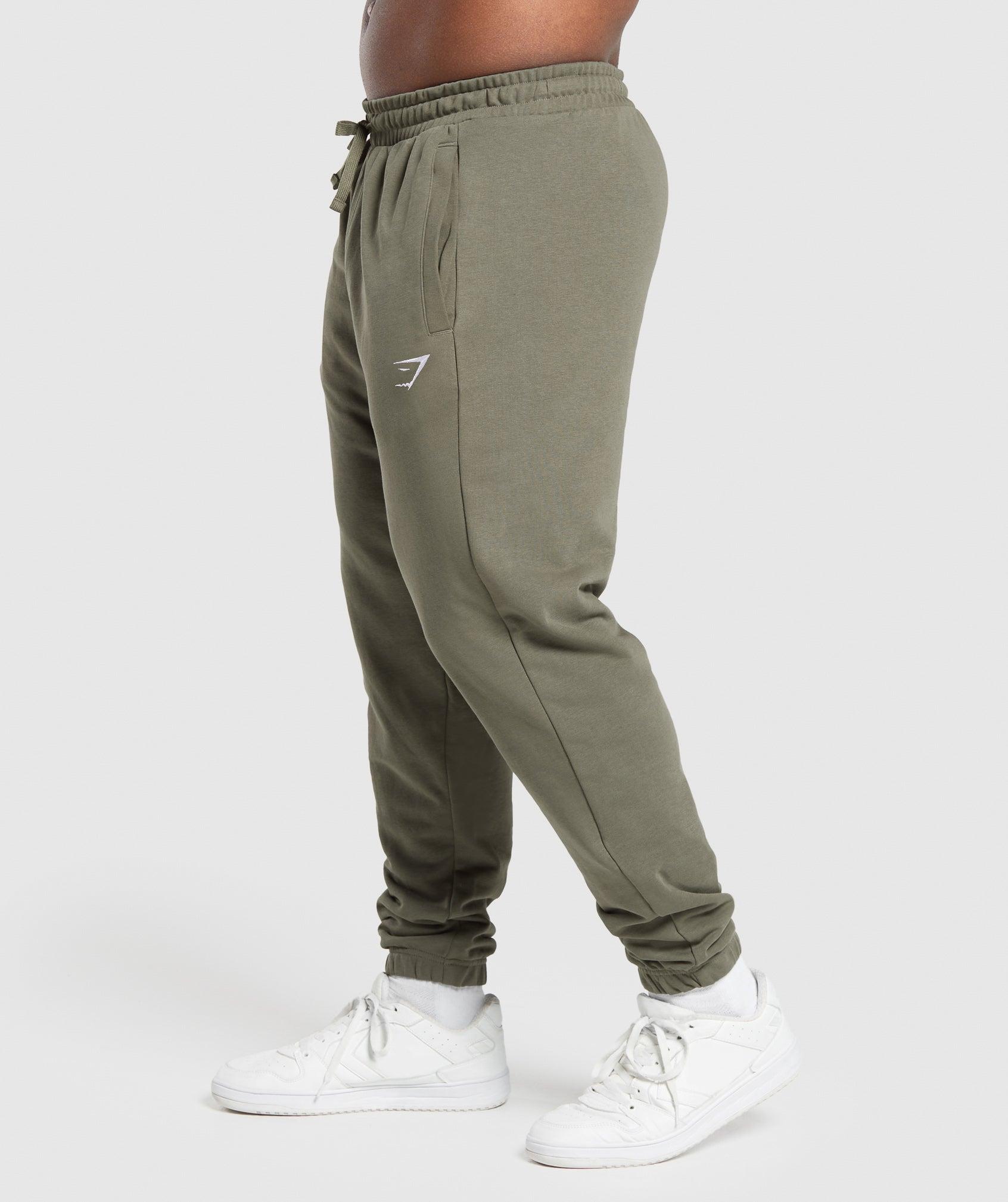 Gymshark Essential Oversized Joggers - Strength Green Male Product Image