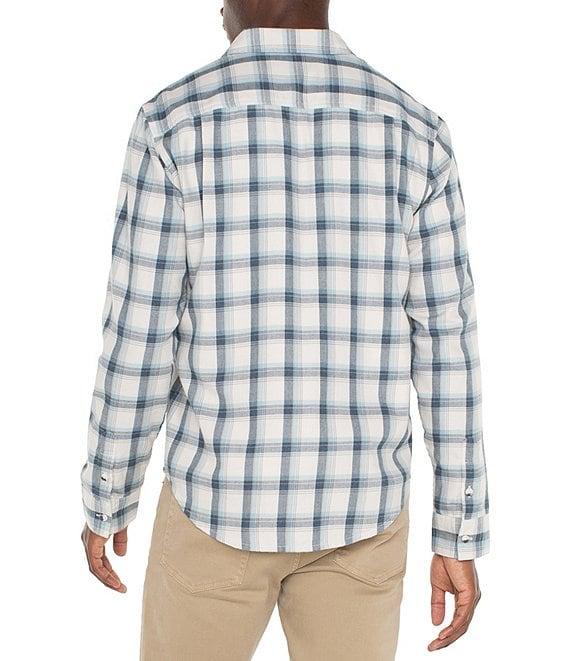 Liverpool Los Angeles Long Sleeve Button-Up Plaid Shirt Product Image