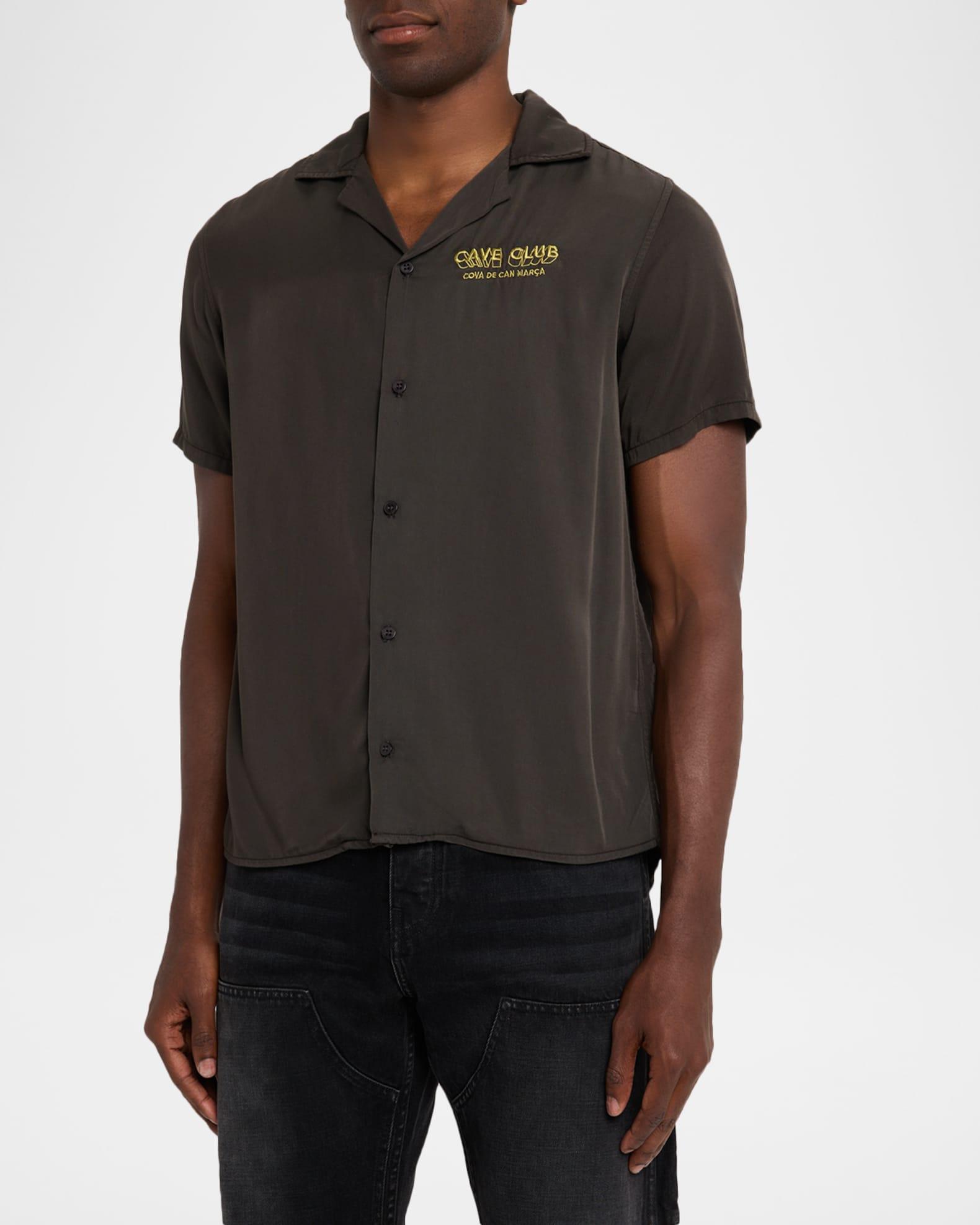 Men's Miguel Short-Sleeve Embroidered Camp Shirt Product Image
