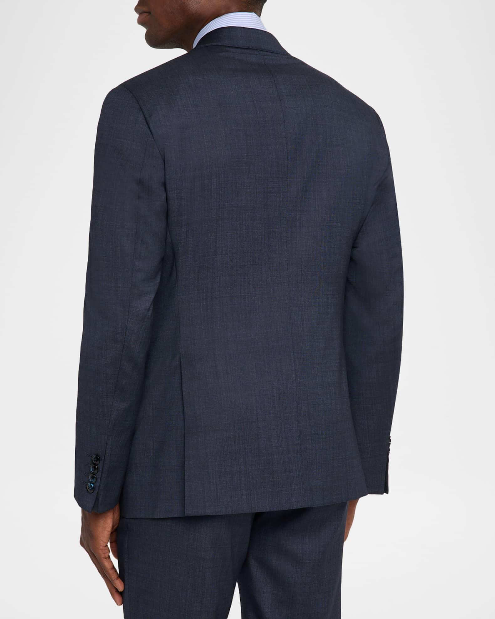 Men's Wool and Silk Chambray Two-Piece Suit Product Image