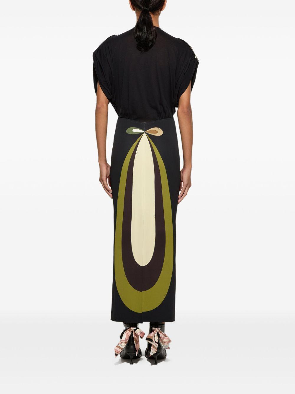 graphic-print maxi dress Product Image