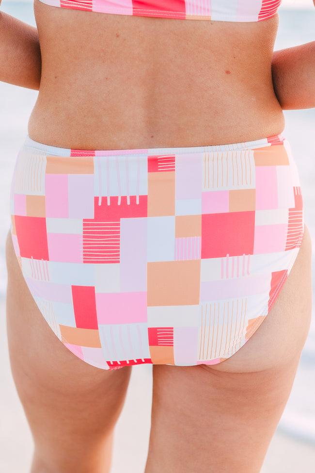 Gossip On Deck Halter Neck In Tori Patch Bikini Top FINAL SALE Product Image