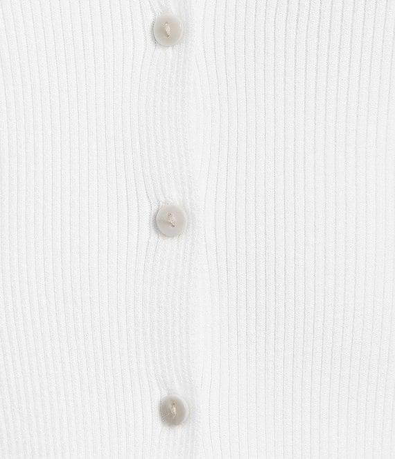 Lucy Paris Eris Knit V-Neck Sleeveless Fitted Vest Product Image