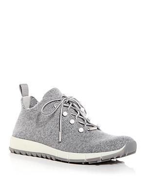 Jimmy Choo Womens Veles Embellished Knit Low Top Sneakers Product Image