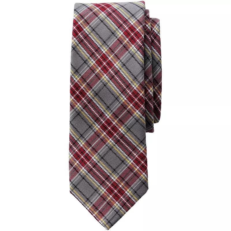 Men's Lands' End Plaid To Be Tied Tie, Clear Blue Plaid Product Image