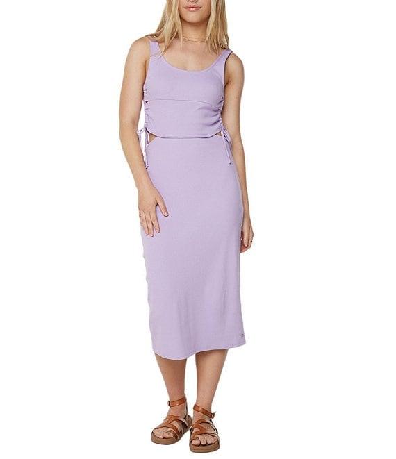 Roxy Surf Stoked Side Cutout Midi Dress Product Image
