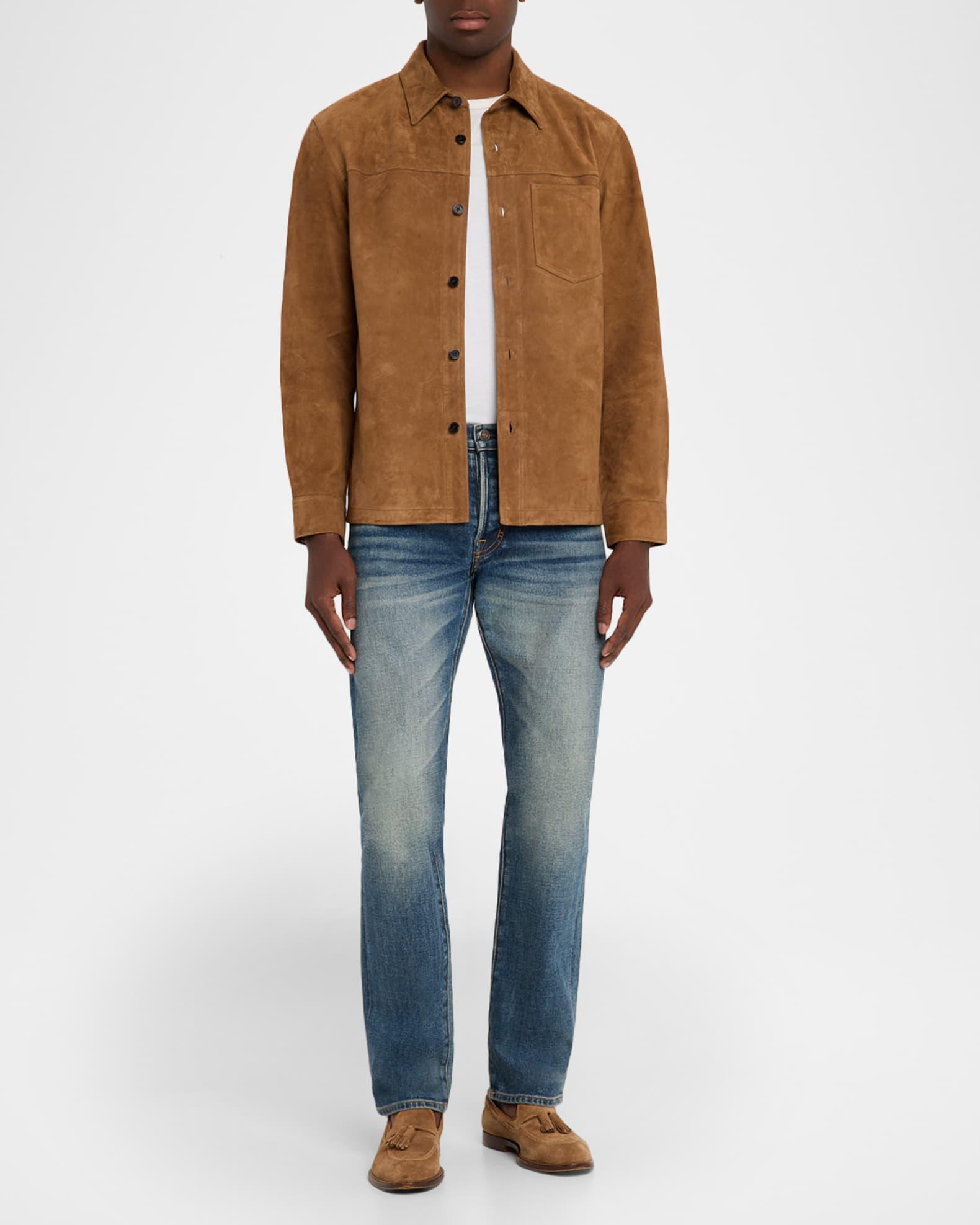 Men's Suede Overshirt Product Image