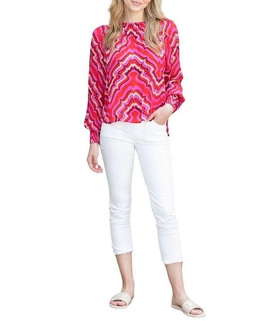 APNY Olivia Stretch Denim Mid Rise Cropped Jeans Product Image